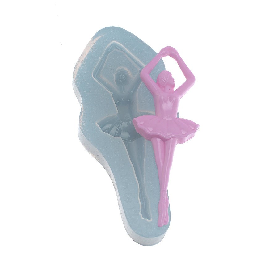 MOLDE SILICONE BAILARINA MEDIA FLEX